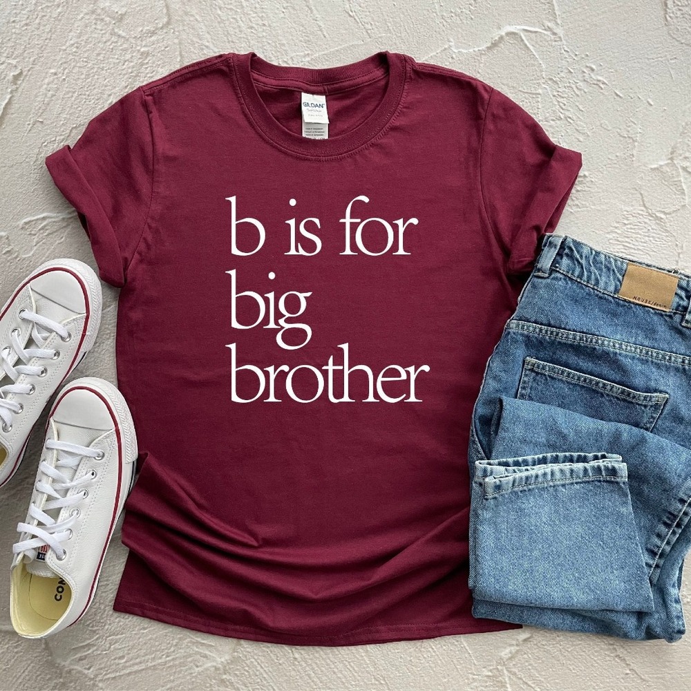 B Is For Big Brother, New Baby Announcement, I Am Going To Be A Big Brother